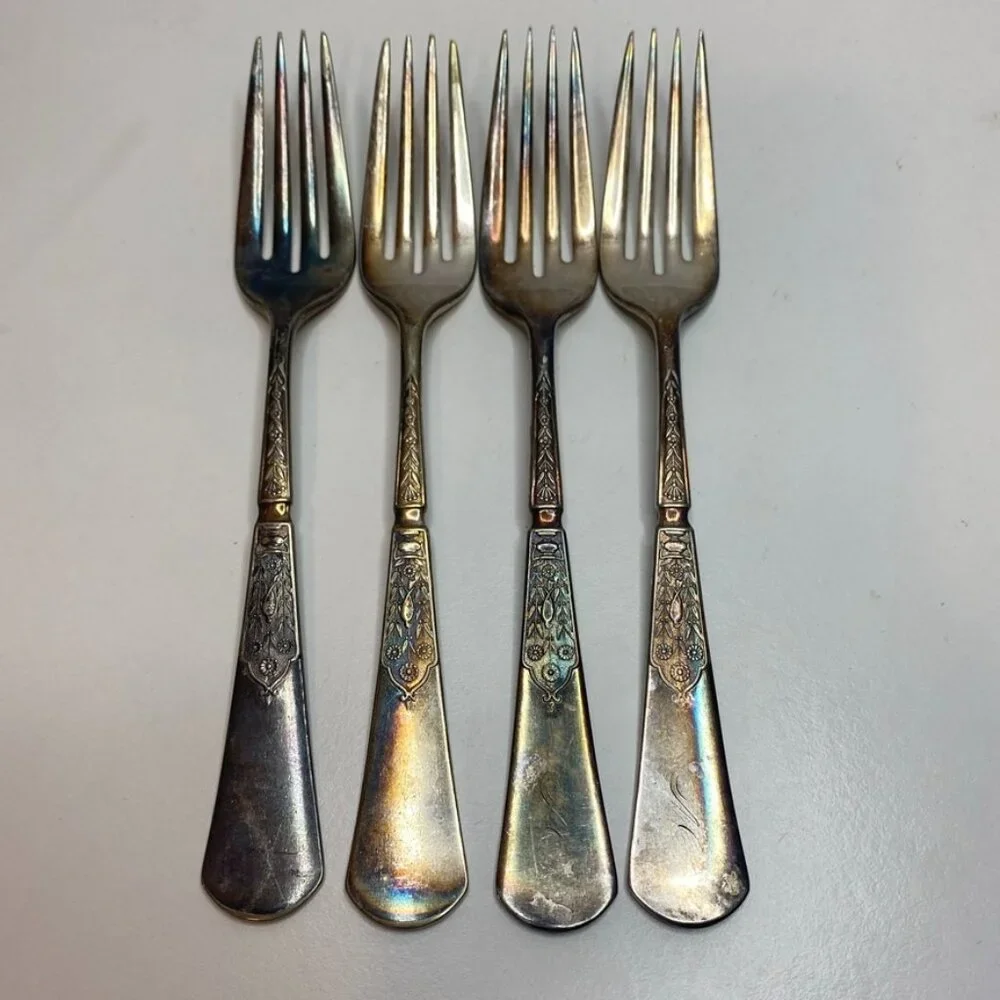 SET OF 4 ANTIQUE REED & BARTON 